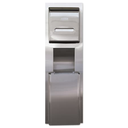 Kimberly-Clark Professional MOD Stainless Steel Recessed Wall Unit with Trash Receptacle, 11 x 4.5 x 54.5 35370